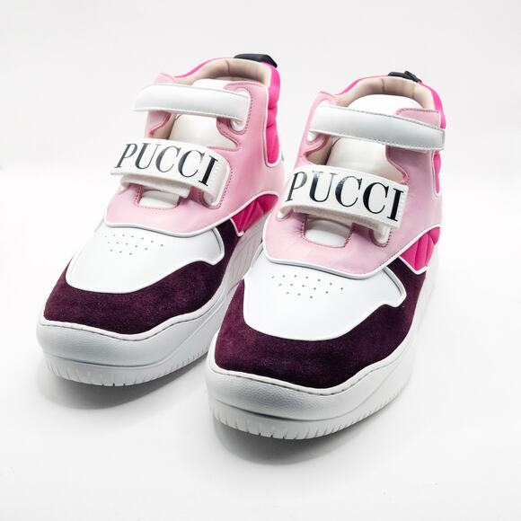 Emilio Pucci Women’s Sneakers Luxe Barbiecore Y2K Designer Colorpop Size 9 - Picture 1 of 12